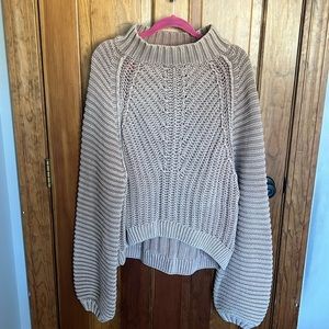 Free People mock neck sweater - Woman’s size XL